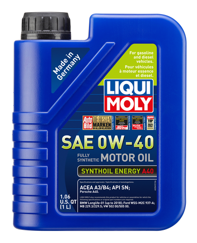 Liqui Moly Leichtlauf High Tech - 0W-40 Synthetic Engine Oil