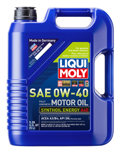 Liqui Moly Leichtlauf High Tech - 0W-40 Synthetic Engine Oil